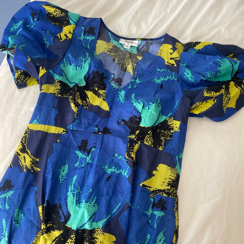 Target x Christopher John Rogers Blue Floral Dress - Picture 4 of 5